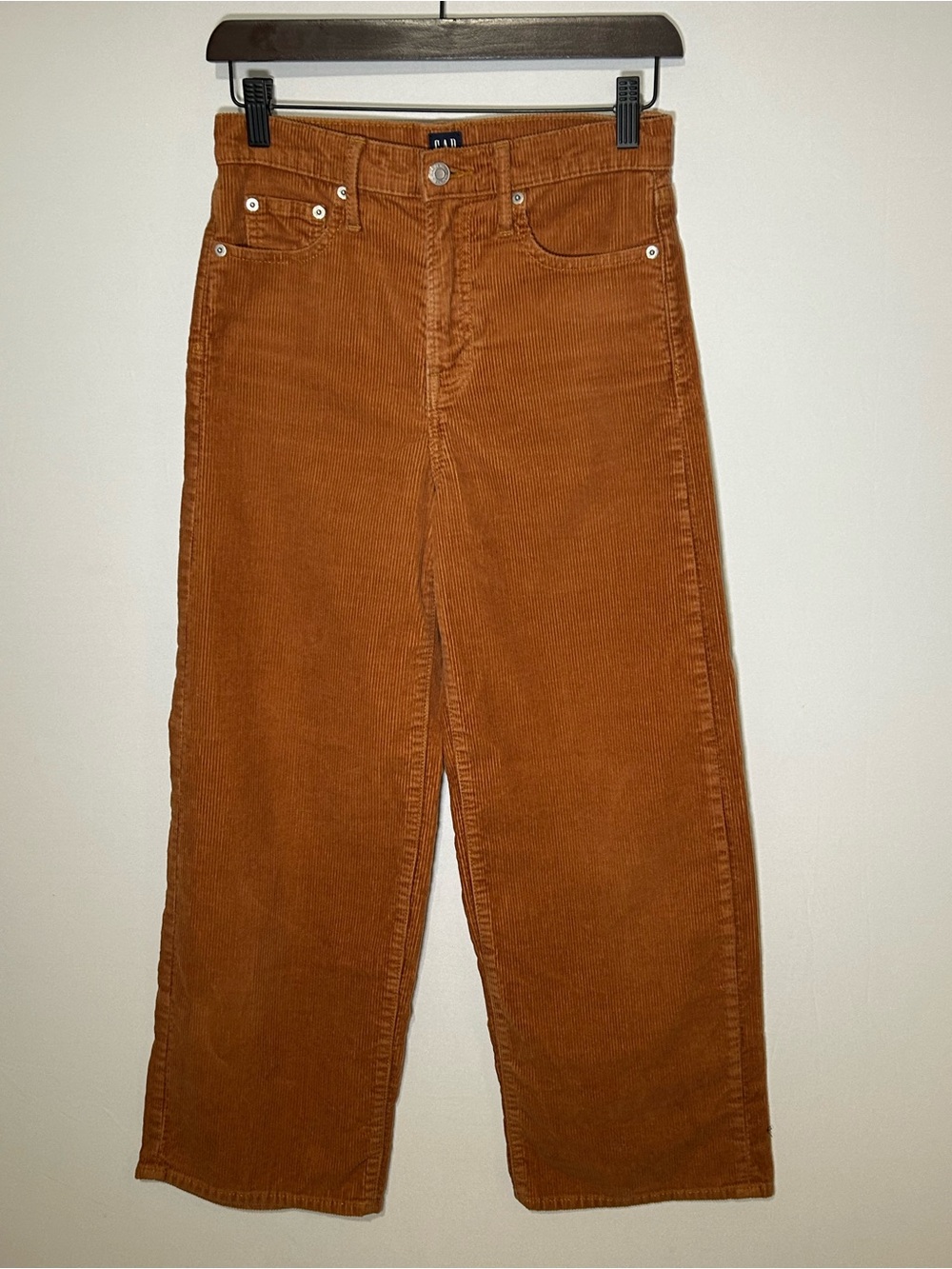 GAP Wide-Leg Corduroy Pants in Camel Brown - Picture 5 of 12